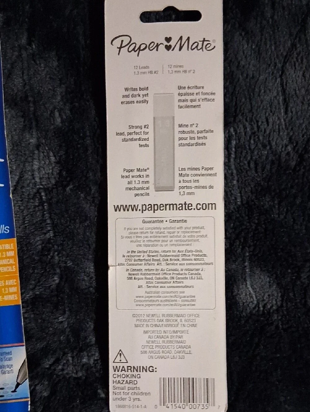 Paper Mate 1.3mm HB Mechanical Pencil Refills -Bundle Of 4